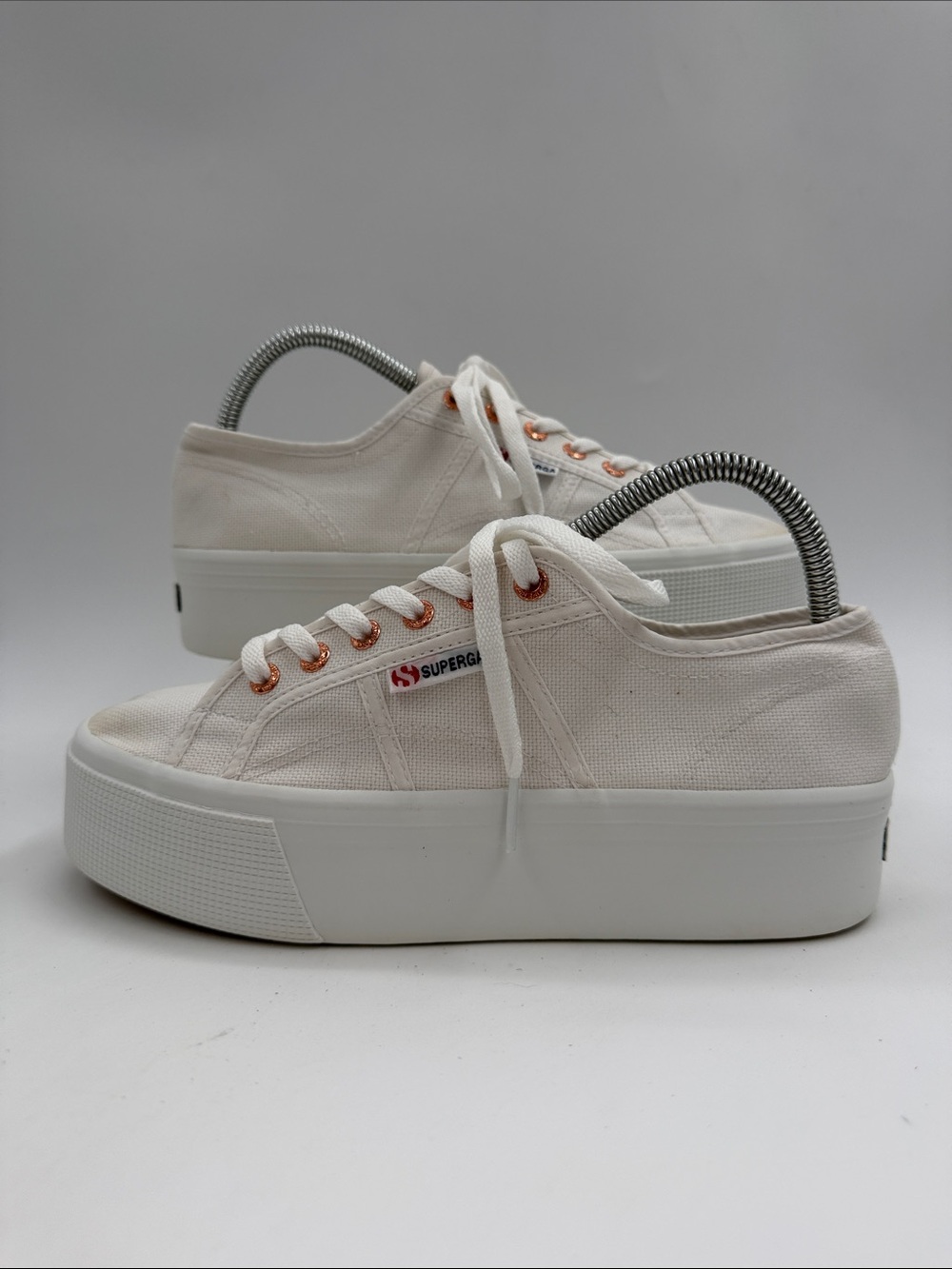Superga 2790 Acotw Linea Up & Down Platform Sneaker Women’s Size 7.5 - White